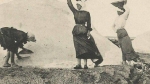les femmes et la fleur de sel dans les marais salants. 95,.jpg